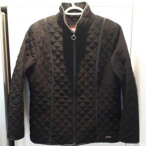 ESPRIT WOMEN'S BLACK QUILTED COAT, SIZE XL IN NEW CONDITION!